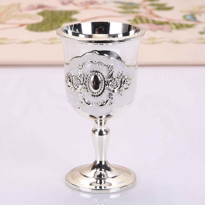 Venta al por mayor Copa de vino de metal 3.5 * 6.6cm